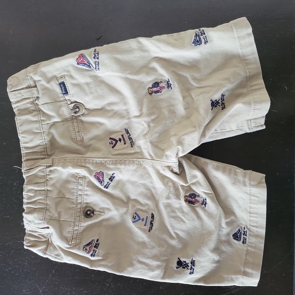 Polo Ralph Lauren Kids Tan Embroidered Shorts - Picture 2 of 4